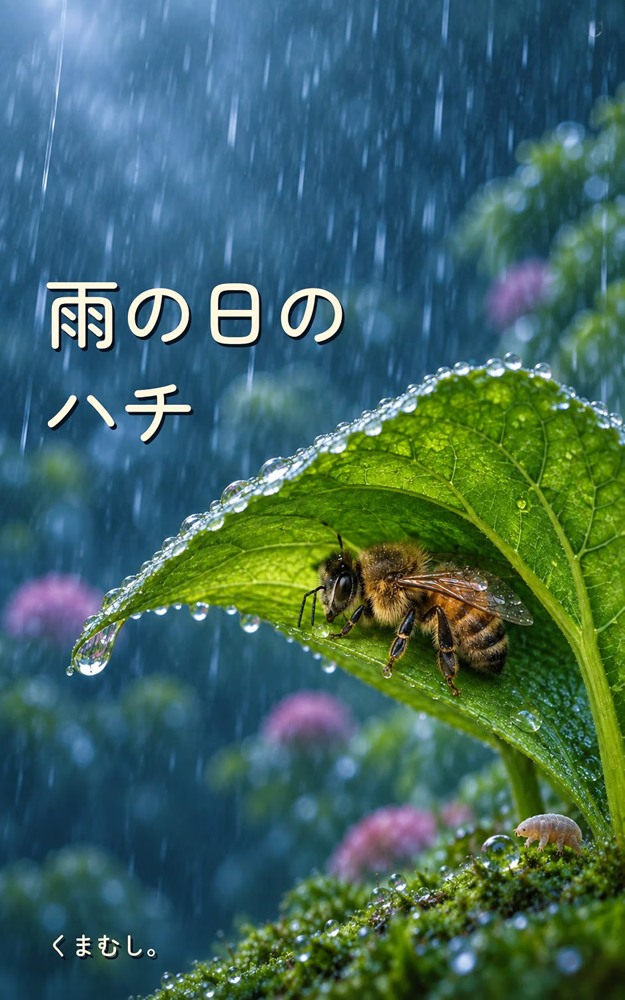 雨の日のハチの表紙